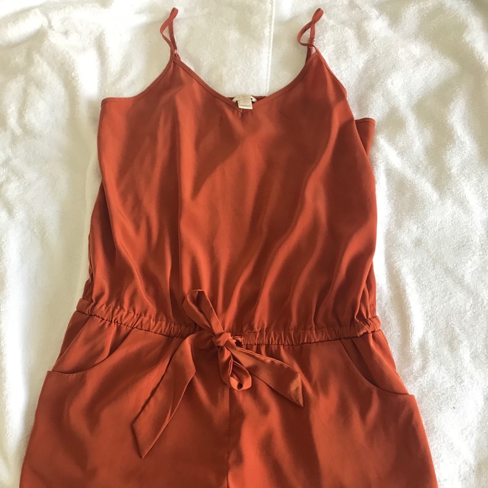 J.Crew rust romper
